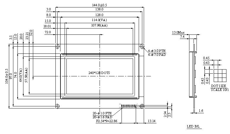 Character LCD Modules - VG2401281A