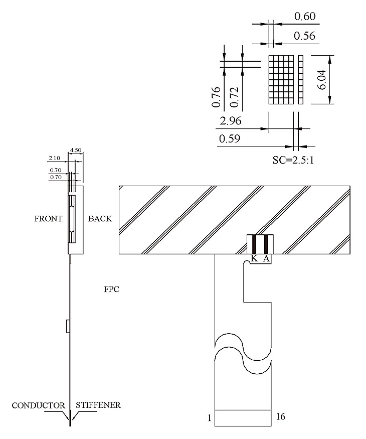 COG LCD Modules - VO1611