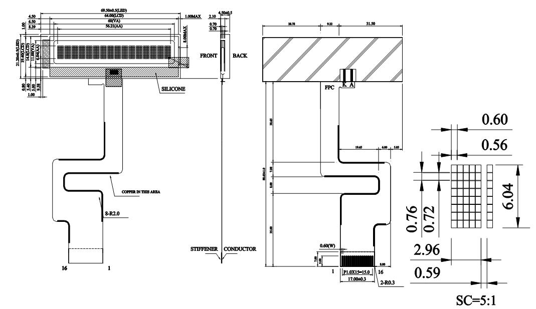 COG LCD Modules - VO1612