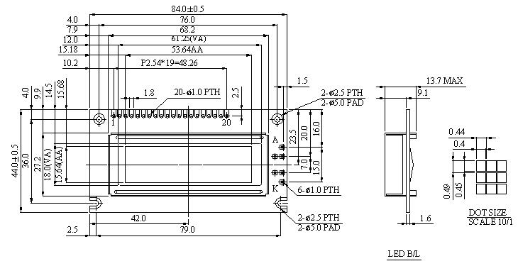 Graphic LCD Display Module, LCD Graphic Display Module
