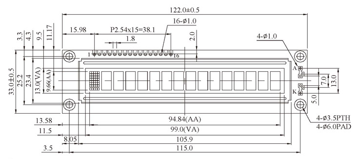 LCD Character Display
